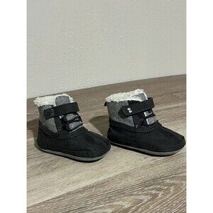 Surprize Infant Dean 12/18 Month Fur Pull On Boots Faux Fur INside